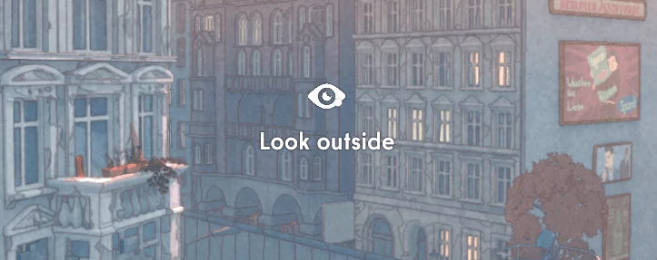 look outside icon you can click on The Berlin Apartment
