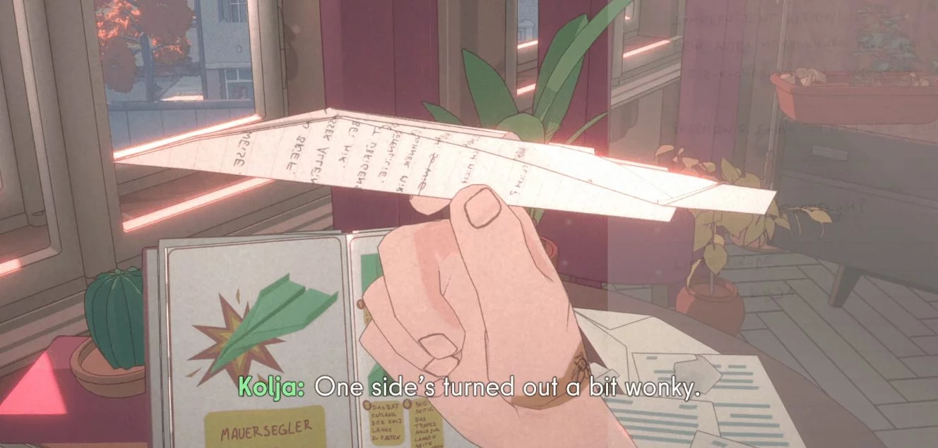 This paper plane is needed to unlock the achievement