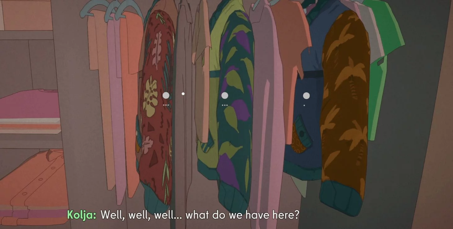 Three jackets and pants for Kolja to wear choose all three to unlock the achievement With Style in The Berlin Apartment